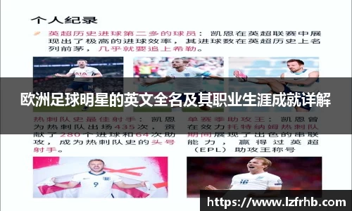 欧洲足球明星的英文全名及其职业生涯成就详解
